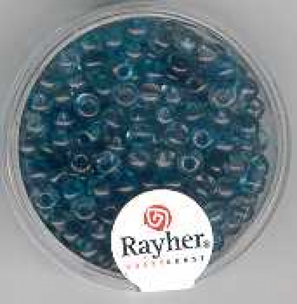 Rocailles Two Tone taubenblau